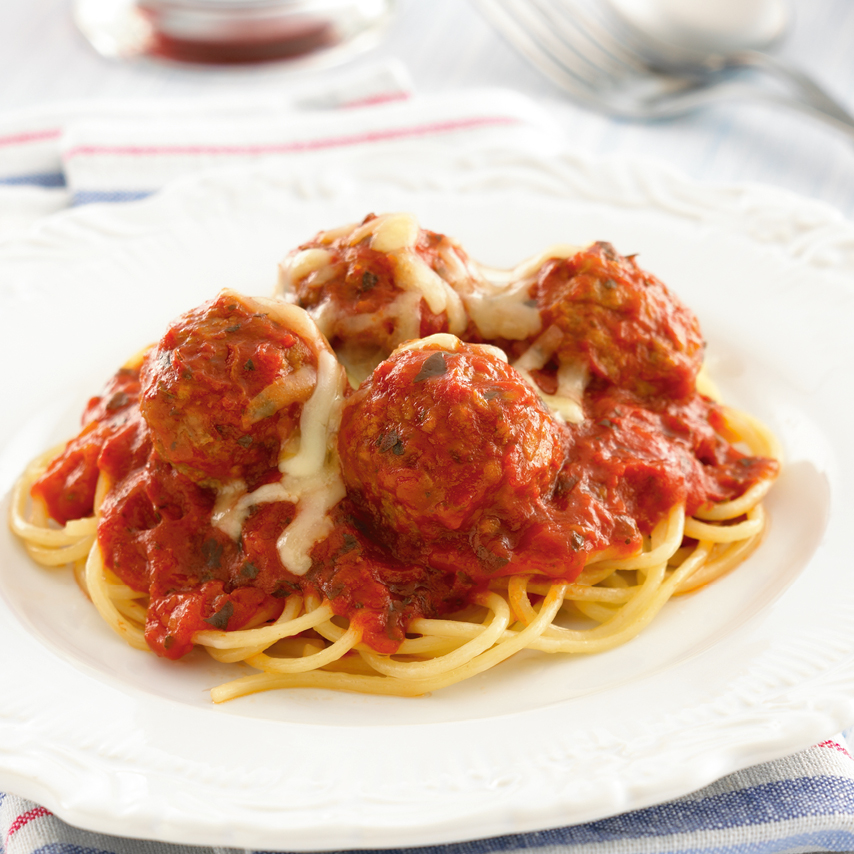 Mini Spaghetti & Meatballs Topfire