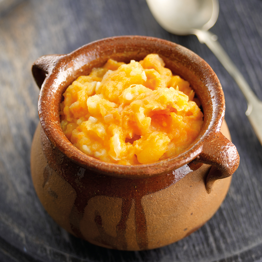 Carrot, Swede & Horseradish Mash Topfire