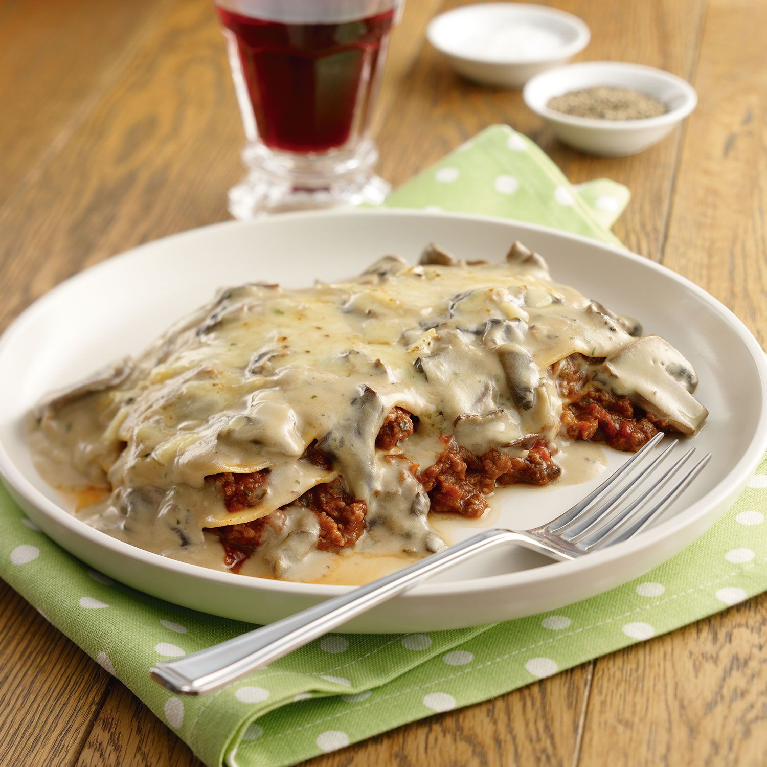 Beef & Wild Mushroom Lasagne