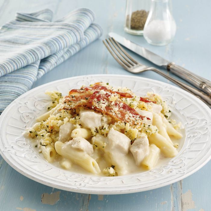 Chicken and Bacon Pasta Bake
