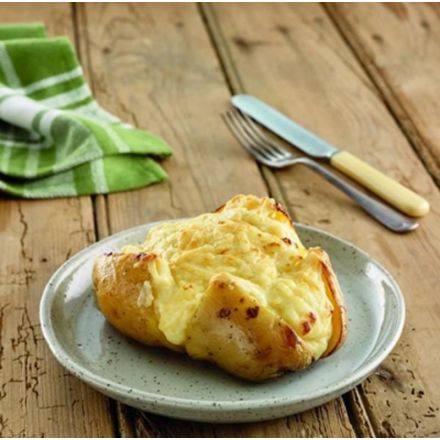 Cheddar Cheese Loaded Jacket Potato
