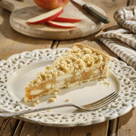 Toffee Apple Crumble Tart