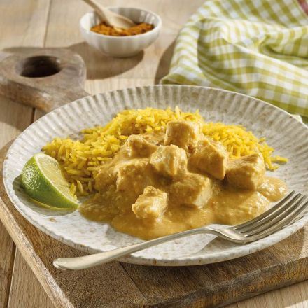 Mini Chicken Korma with Pilau Rice