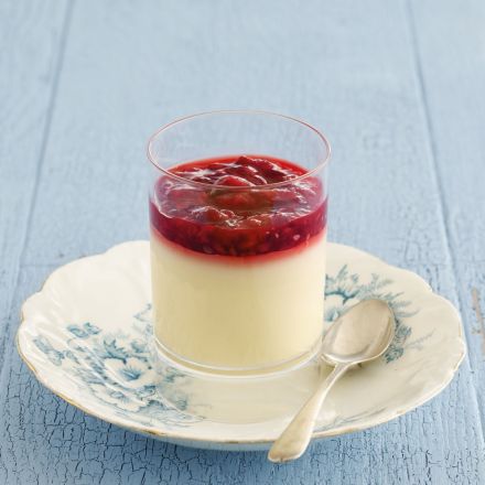 Raspberry & White Chocolate Panna Cotta (Pack of 2)