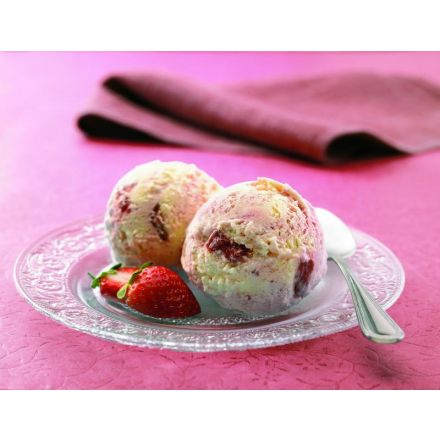 Clotted Cream & Strawberry Ice Cream